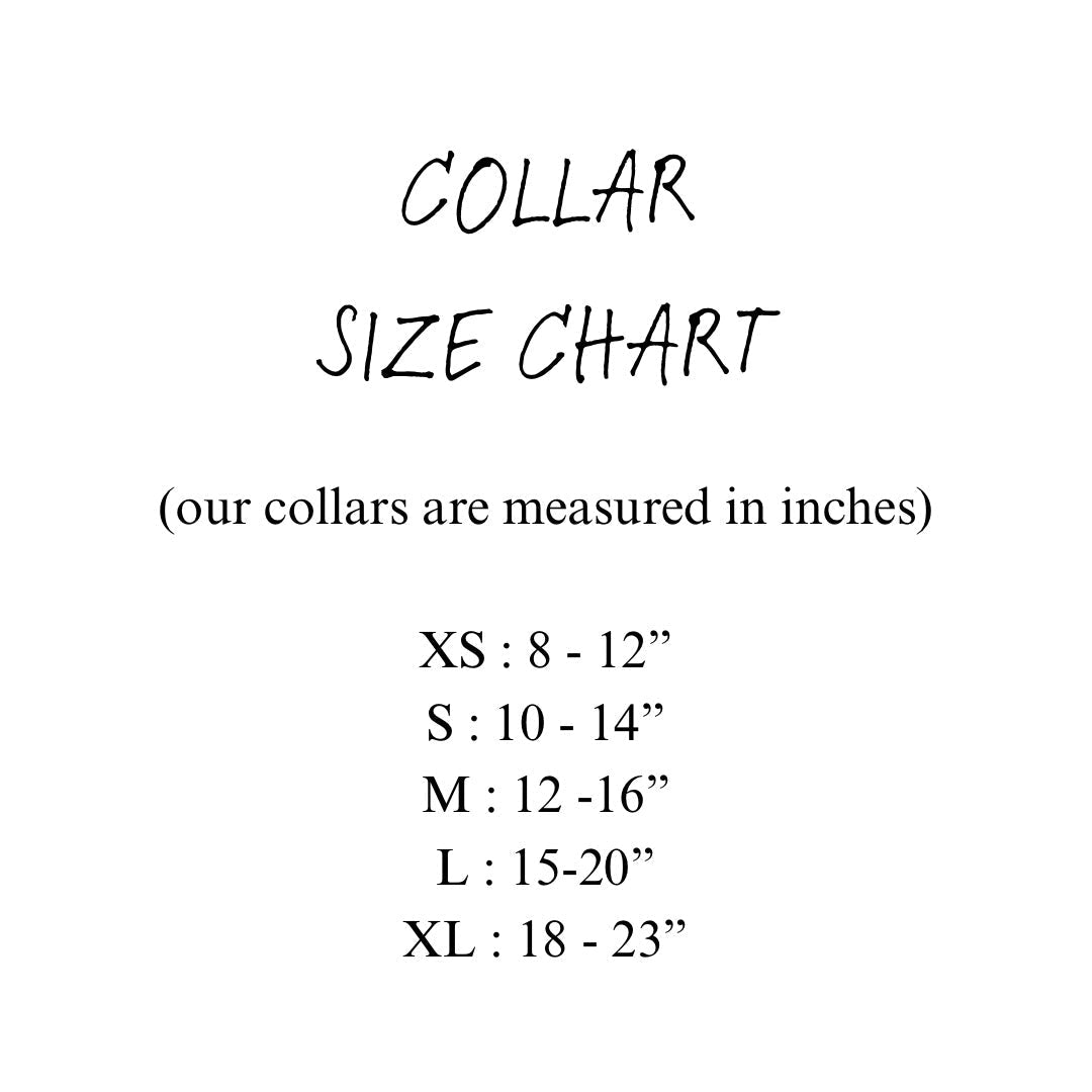 COLLAR SIZE CHART